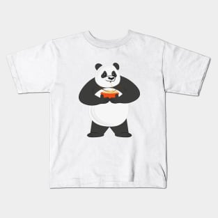 Panda Culinary Delight Kids T-Shirt